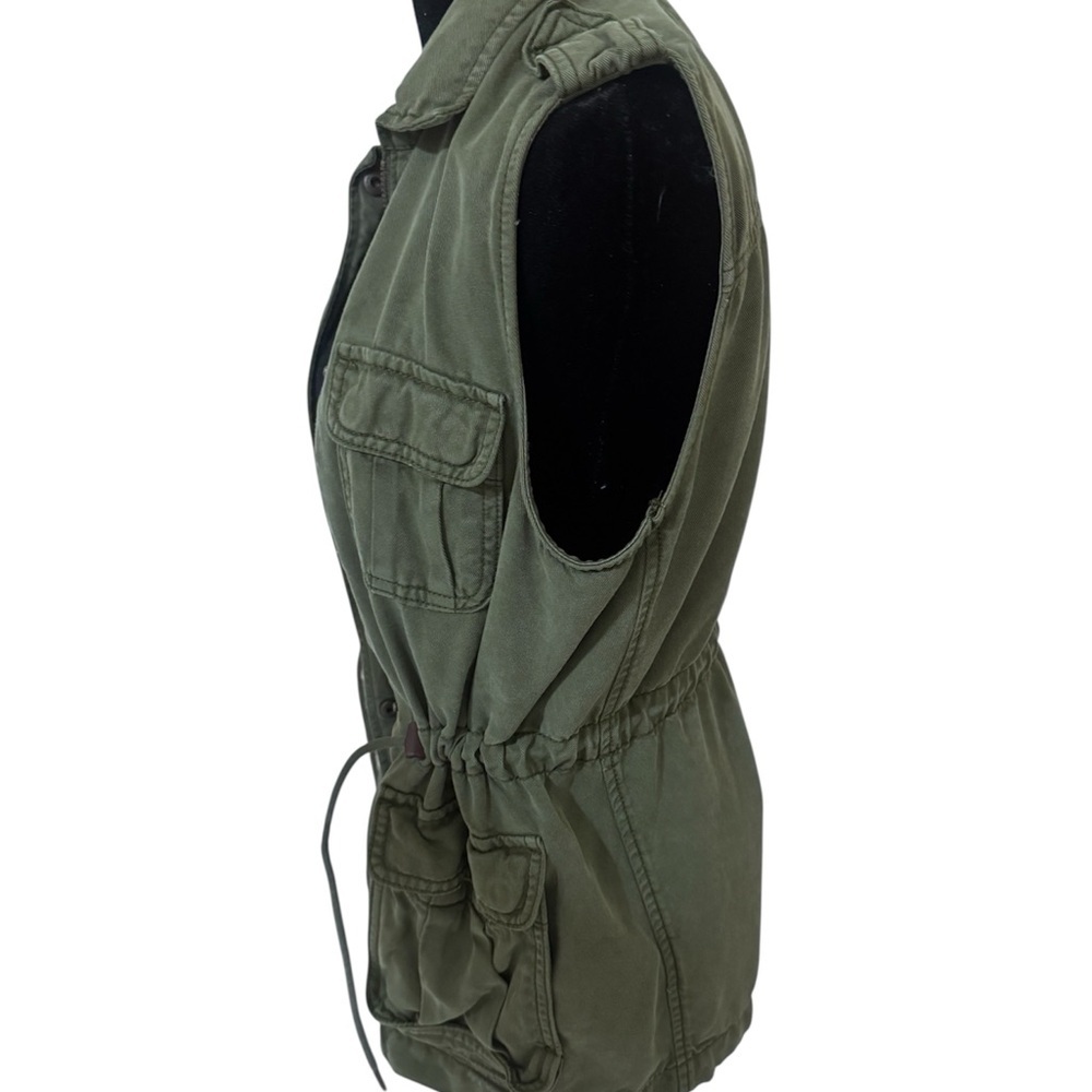 American Eagle Outfitters Green Utility Jacket Functional Design - Picture 2 of 4